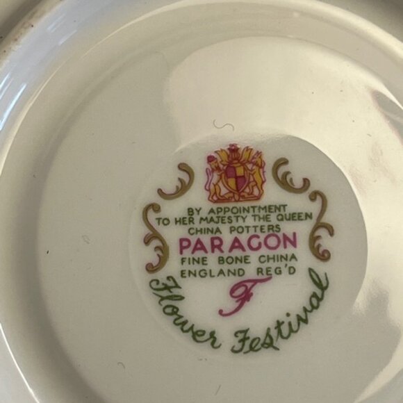 Paragon Teacup and Saucer - Flower Festival Series - Picture 4 of 5